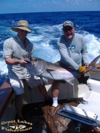 Nice catch of dolphin and amberjack, we limited on AJ's, 5 and threw 1 back, then got 13 more dolphin, total of 18 legal fish kept. Great day of action.