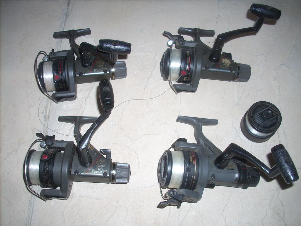 Lot of 4 vintage Shimano 8-12lb test fishing reels (300Q & TX130Q) and  spare spool - Classifieds - Buy, Sell, Trade or Rent - Great Lakes  Fisherman - Trout, Salmon & Walleye