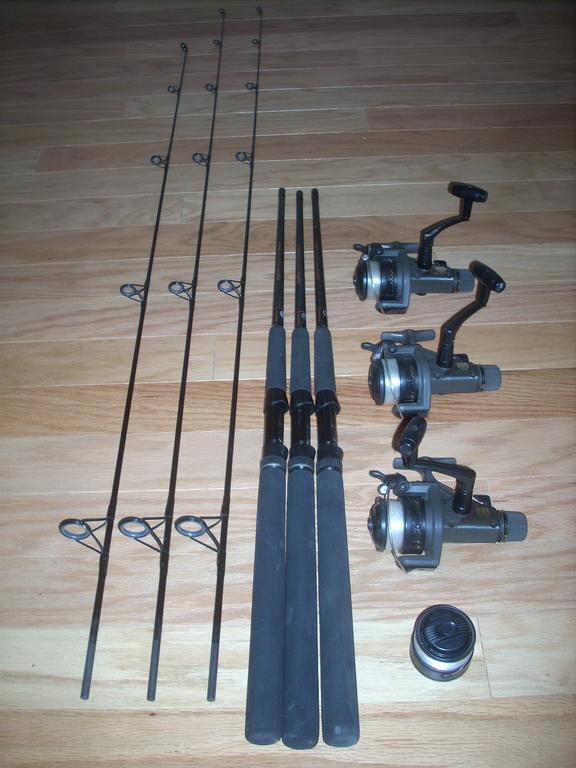 3 vintage 7' Shimano Bull Whip spinning rods & 3 matching Shimano AX300Q  reels - Classifieds - Buy, Sell, Trade or Rent - Great Lakes Fisherman -  Trout, Salmon & Walleye Fishing